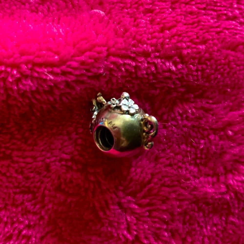 Retired Enchanted Garden Teapot Charm